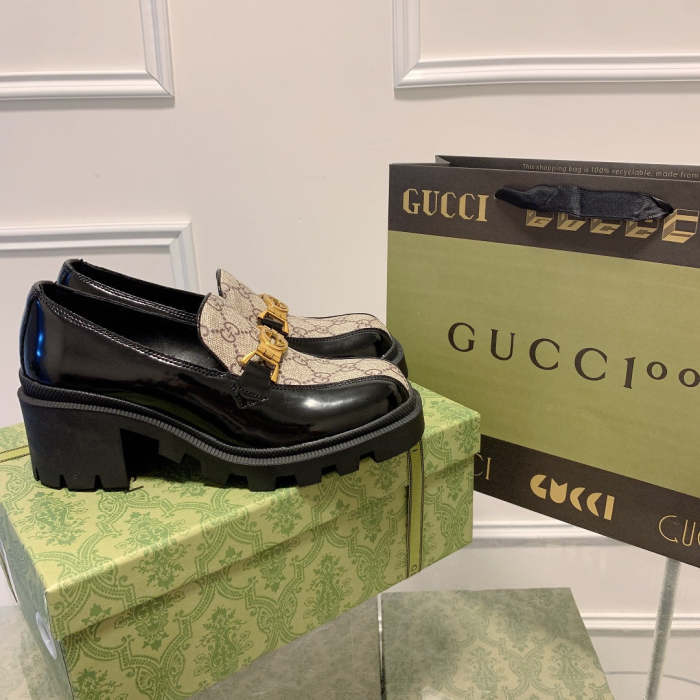 women chunky heel loafers,heel:5.5cm,size 35-40, with box, SS70-1269