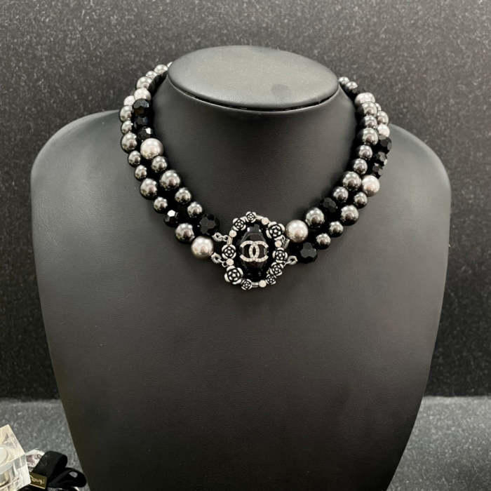 necklace jewelry ,with box, J35-109