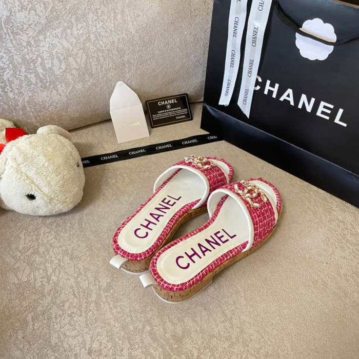 Flat leather sandals slippers , size 34-41 , with box, SS60-1345-1348