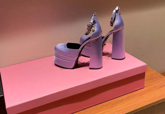 women silk and leather heel shoes, size 35-42, Heel 15.5cm, with box,SS138-30-37