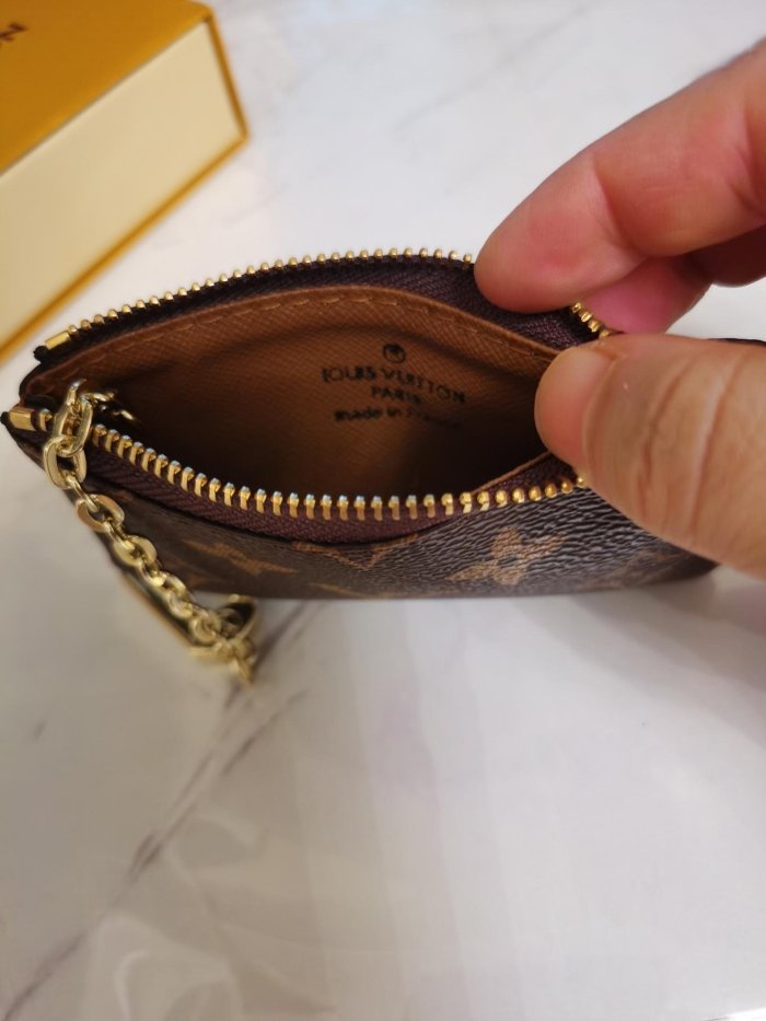 split leather wallet purse , size 12x7cm, with box, B15-1-5