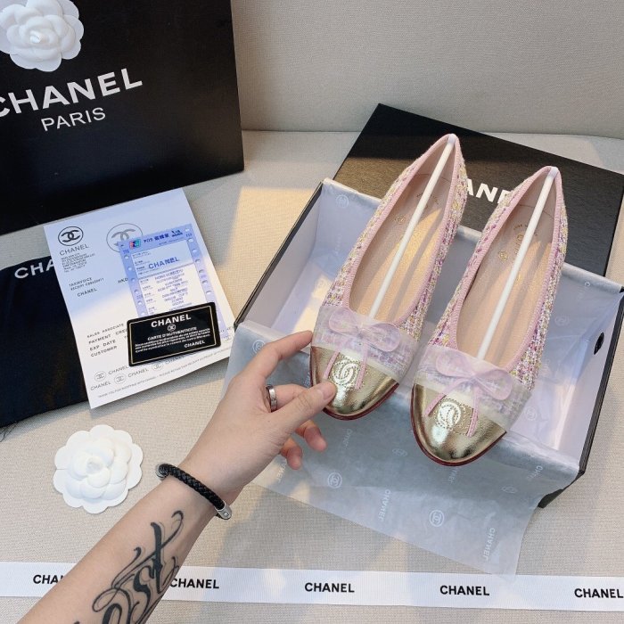 women flat ballet shoes, size 35-42,  with box, SS50-775