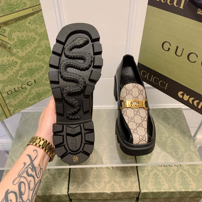 women chunky heel loafers,heel:5.5cm,size 35-40, with box, SS70-1269