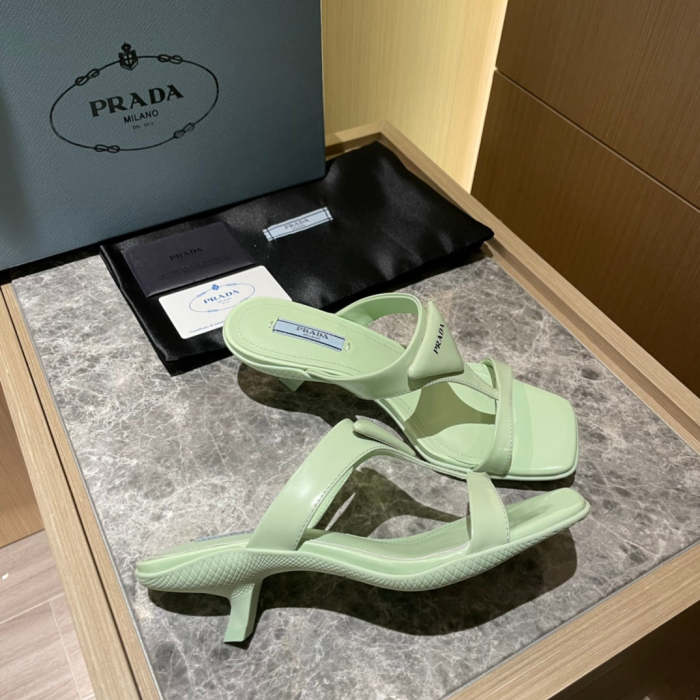 Flat leather sandals slippers , size 35-40 , with box, SS60-1384-1389