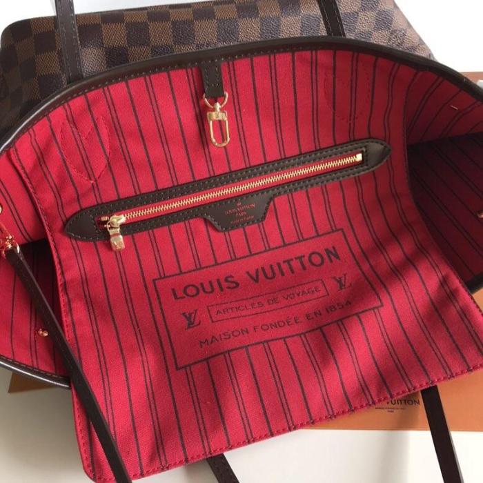 canvas leather neverfull bag ,AAAAA ,size  PM , MM ,GM ,no box, B130-5