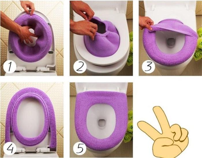 Velvet Bathroom toilet set, HSE26
