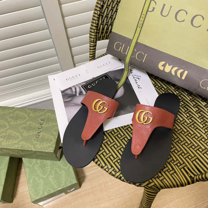 Flat leather sandals slippers , size 35-42, SS60-1817-1820