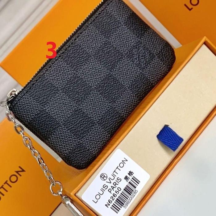 split leather wallet purse , size 12x7cm, with box, B15-1-5