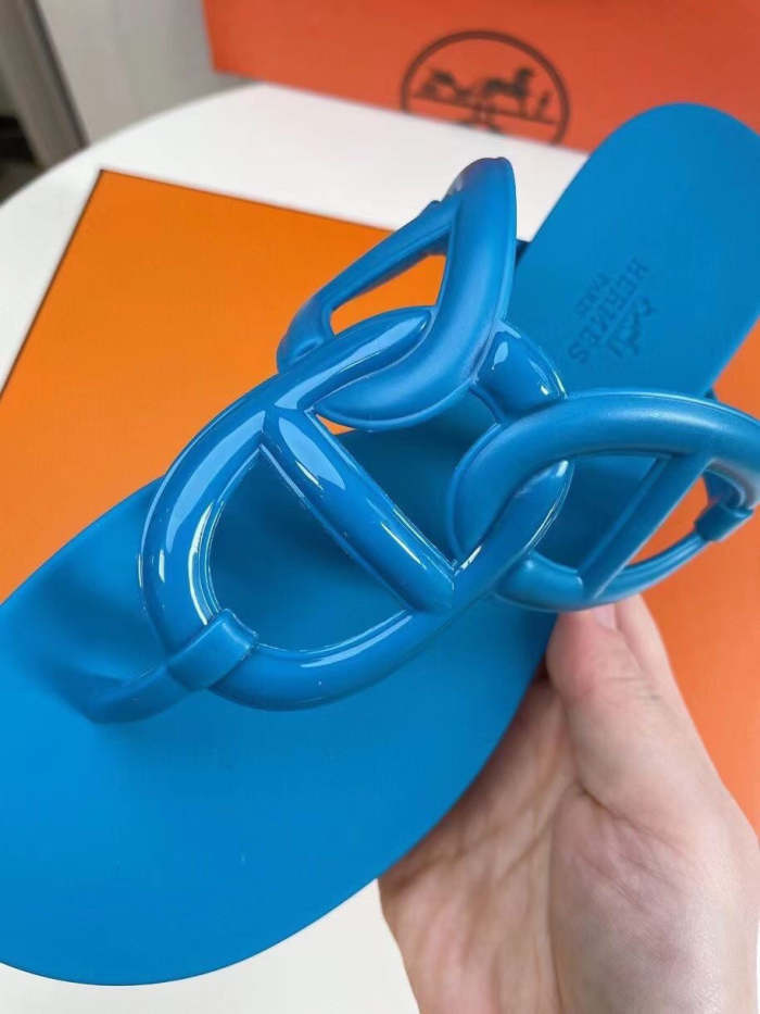 Flat leather sandals slippers , size 35-41  , with box,  SS50-875-880