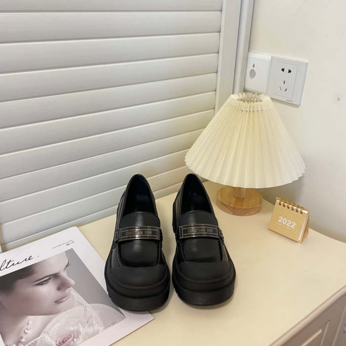 women chunky heel loafers shoes, size 35-40, SS70-1550-1551