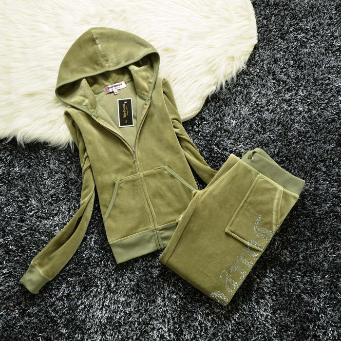Women's fashion jacket pants velvet sports suit clothes , CL78-70-82