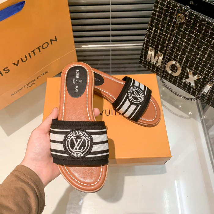 Women's flat slipper shoes, size 35-42, SS50-1387-1388