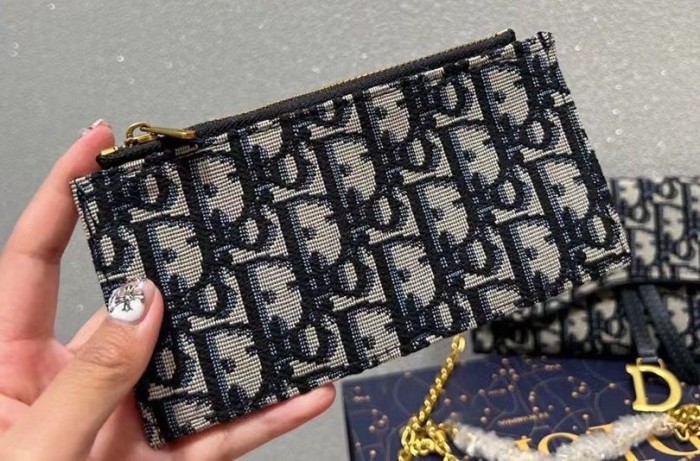 canvas and split leather bag, 4A, size 19x10x3cm, no box, B68-6002