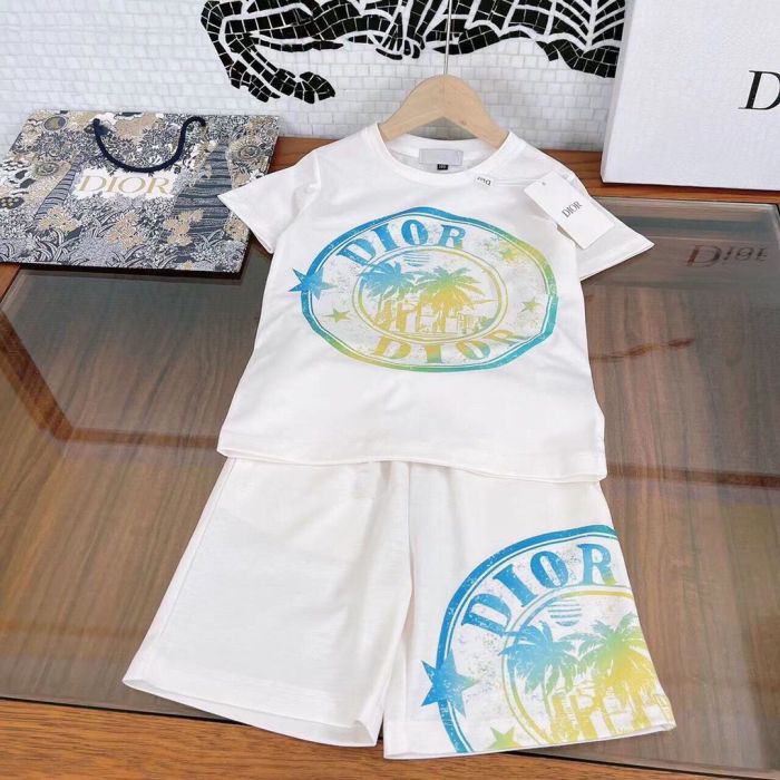 T-shirt + shorts  suit Kids set clothes, no box, CL25-926-927