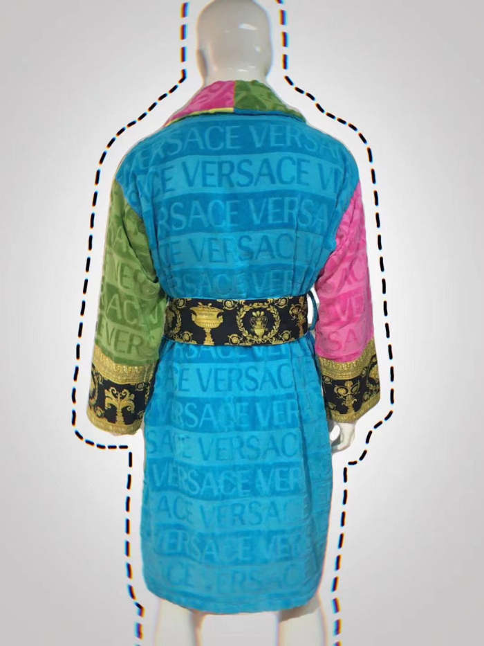 Cottton long bathrobe for men and women,  CL110-97