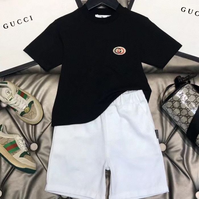 T-shirt + shorts  suit Kids set clothes, no box,CL25-884-885