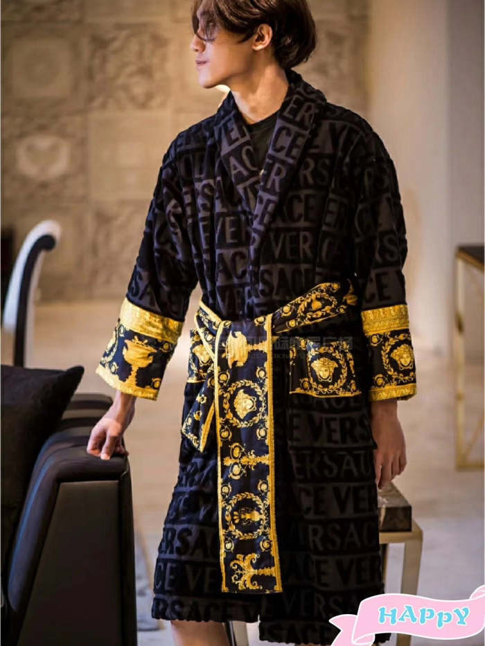 Cottton long bathrobe for men and women,  CL110-95
