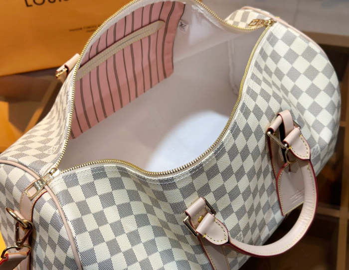 Split leather bag ,3A, size 46x27x22cm, 27x13x15cm, 19x10cm, 4 pieces for set, no box, B75-2833