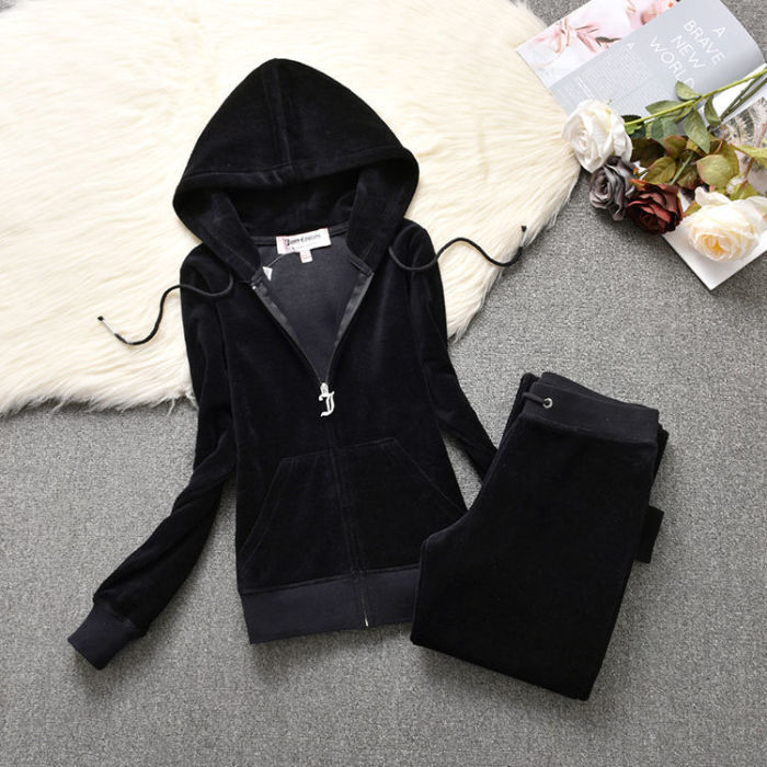 Women's fashion jacket pants velvet sports suit clothes , CL68-239-246