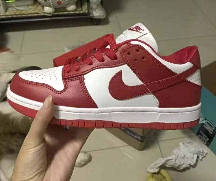 AJ  leather sport sneakers shoes white red , size 36-46, SS80-452
