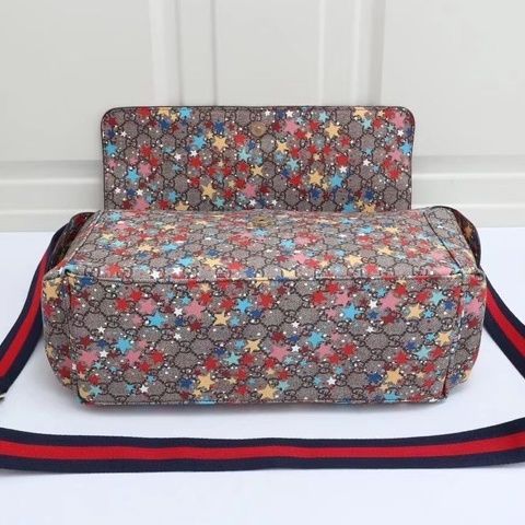 Canvas and split leather baby diaper bag + nursing bottle bag+ cushion, AAA, no box,diaper bag size  40x29x16cm,B98-29