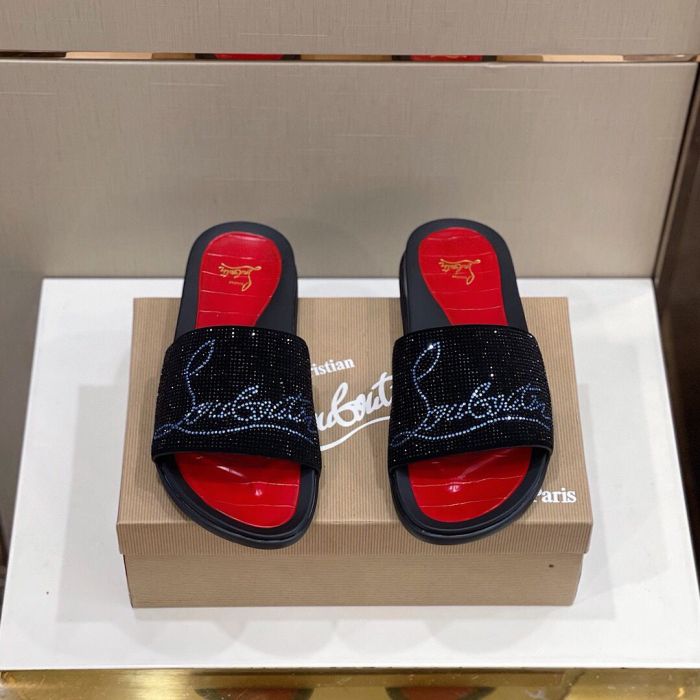 Men Rhinestone slippers shoes, size 38-46, SS88-527-529