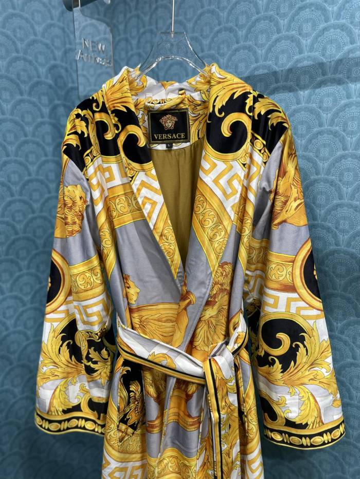 Cottton long bathrobe for men and women,  CL110-99