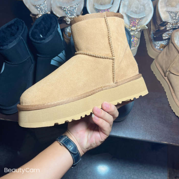 Women flat snow boots shoes, size 35-42, SS70-1812-1815