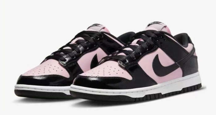AJ  leather sport sneakers shoes black pink , size 36-46, SS80-454