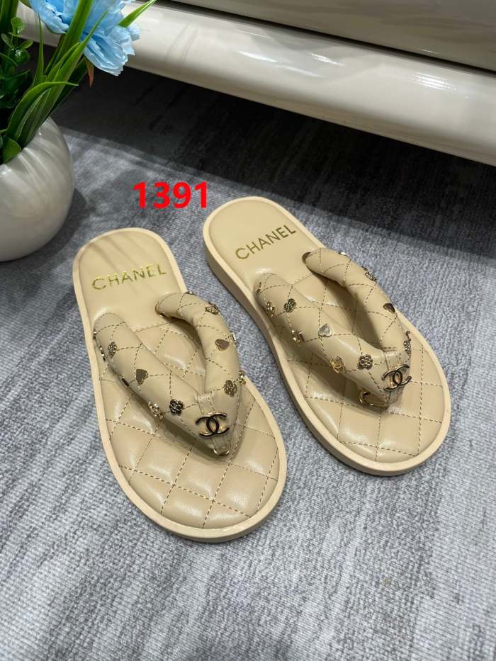 Women's flat slipper shoes, size 35-40, SS50-1389-1391