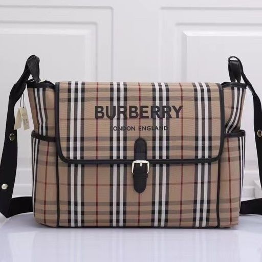 Canvas and split leather baby diaper bag + nursing bottle bag+ cushion, AAA, no box,diaper bag size  45x30x13cm,B98-47