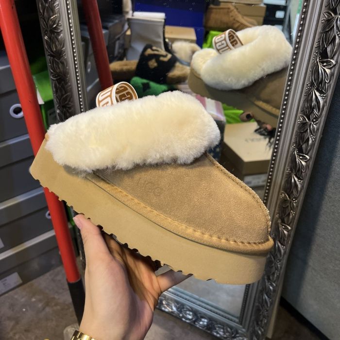 Women flat fur shoes, size 35-42, SS70-1799