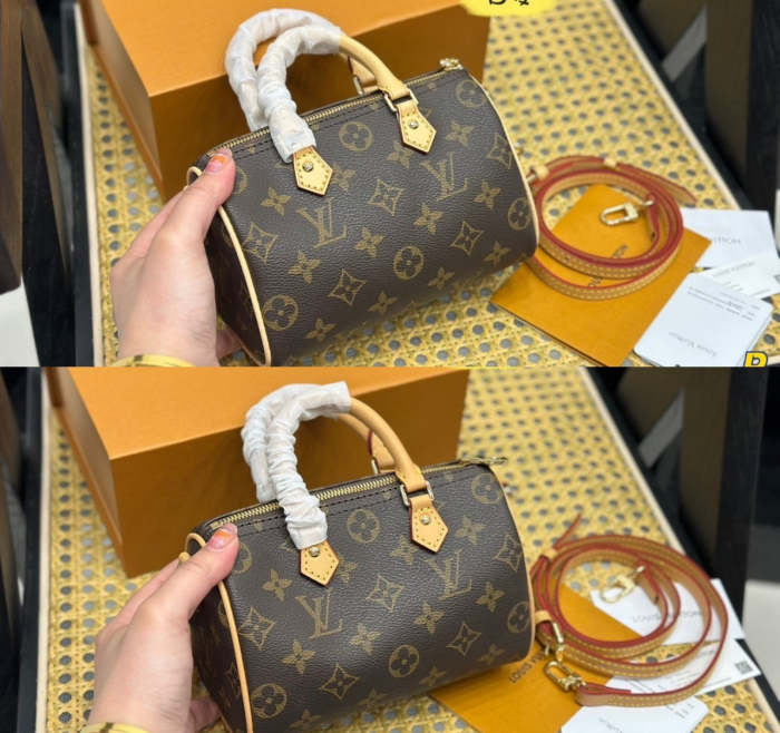 AAAA quality ,split leather bag purse , size: 18cm, B68-6037-6038