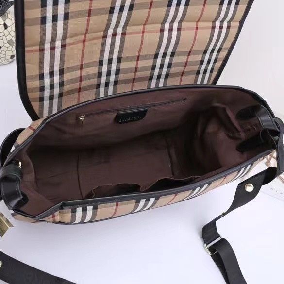 Canvas and split leather baby diaper bag + nursing bottle bag+ cushion, AAA, no box,diaper bag size  45x30x13cm,B98-47