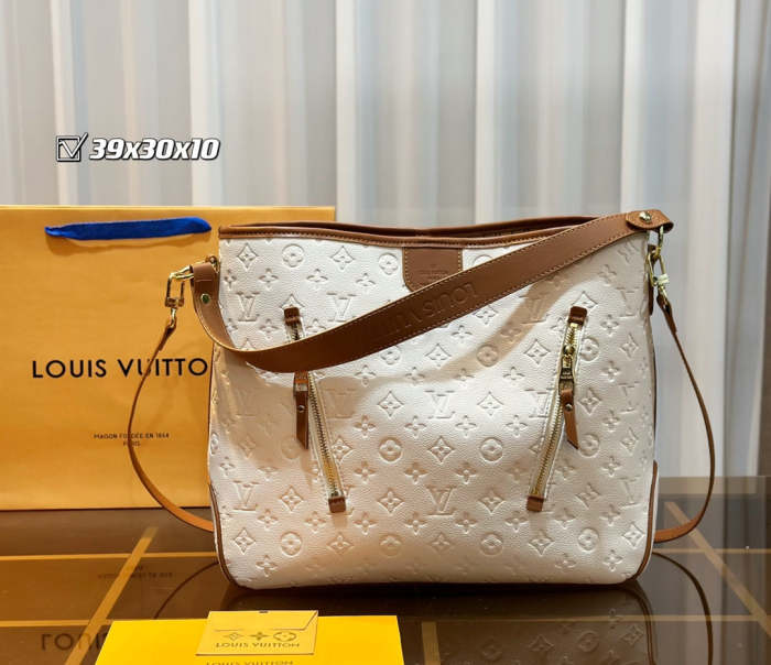 Split leather bag ,3A, size 39x30x10cm, 25x12x4cm, 19x10cm, 3 pieces for set, no box, B75-2839