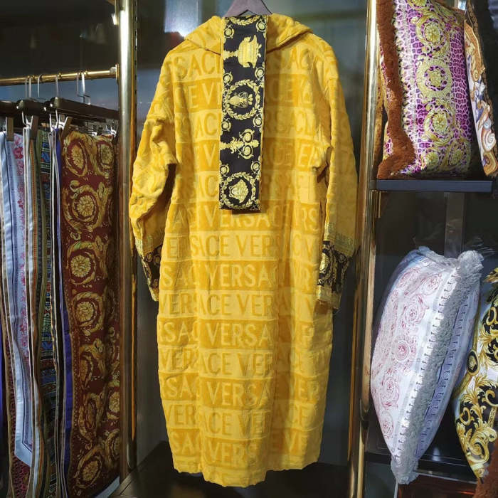 Cottton long bathrobe for men and women,  CL110-93