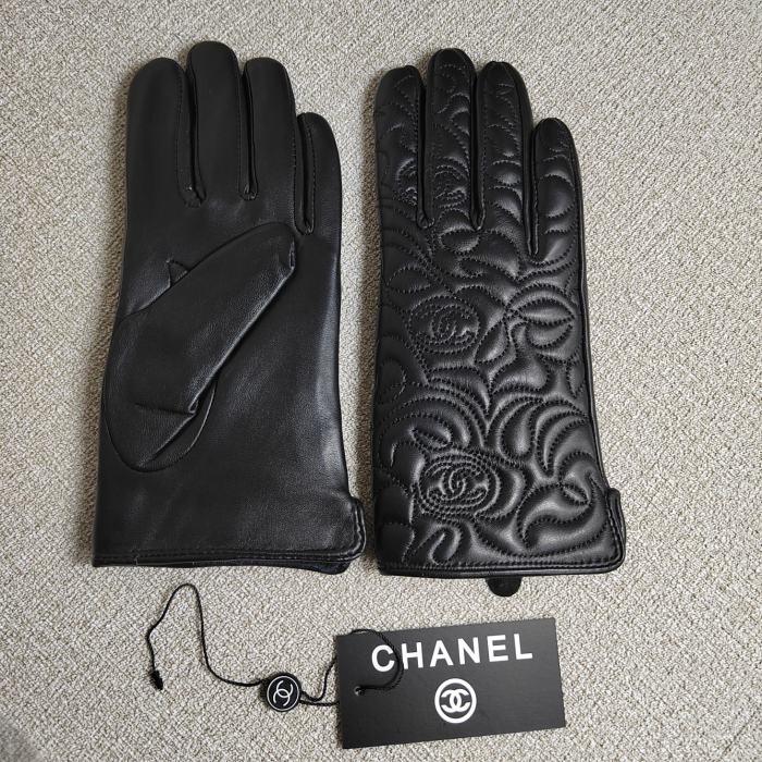Women's fur leather gloves, GLS30-20