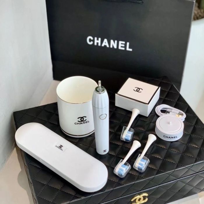 Electric toothbrush Makeup Mirror Toiletries Set, with the leather box ,HSE150-4