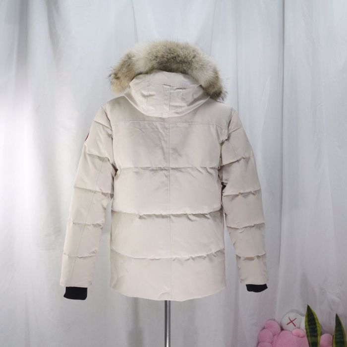 winter thick white duck down jacket, CL200-1-3