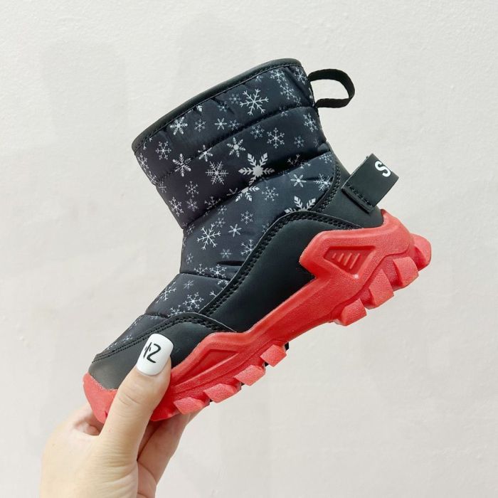 Kid's non-slip down cotton snow boots outdoor sports shoes, size 28-37, SS70-1828-1831
