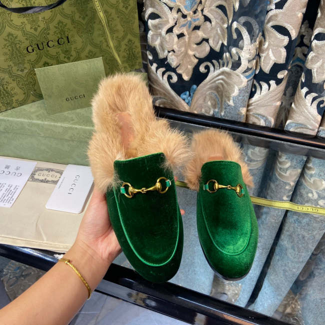 Women fur flat shoes,size 35-42, SS70-1585