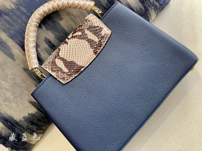 Capucines Leather  bag ,5A , size 27x20cm ,no box,  B110-112-115