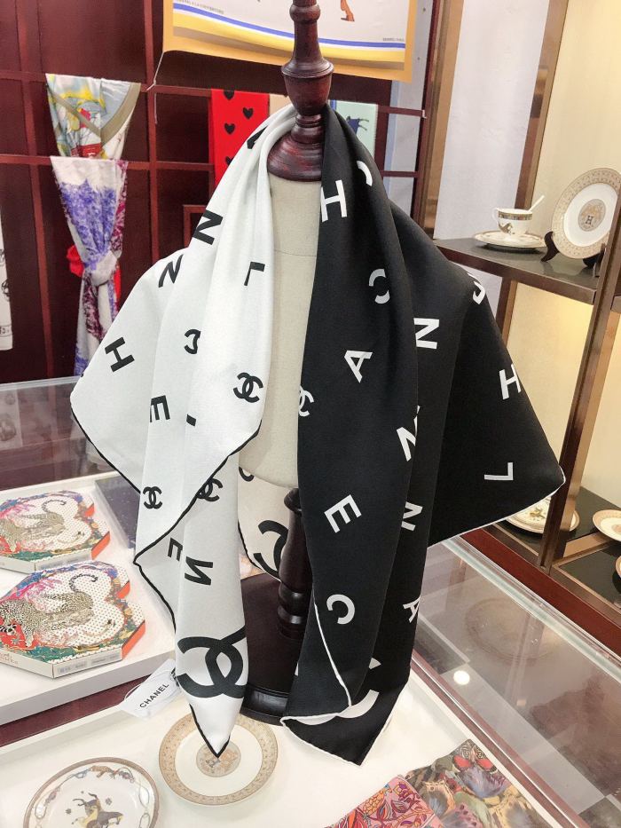 Cotton silk scarf, size 90*90cm, SF20-93