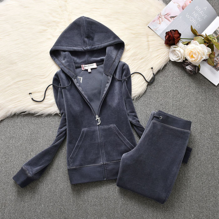 Women's fashion jacket pants velvet sports suit clothes , CL68-239-246