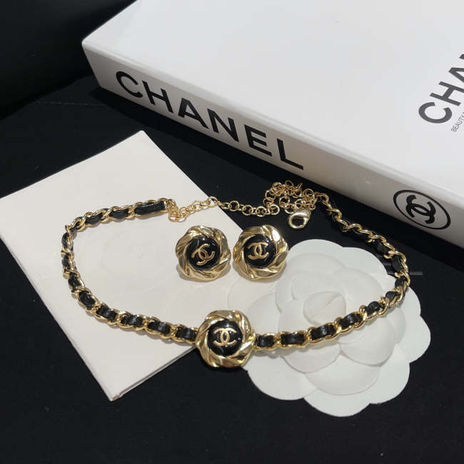 Necklace earring set jewelry,with box, J35-121