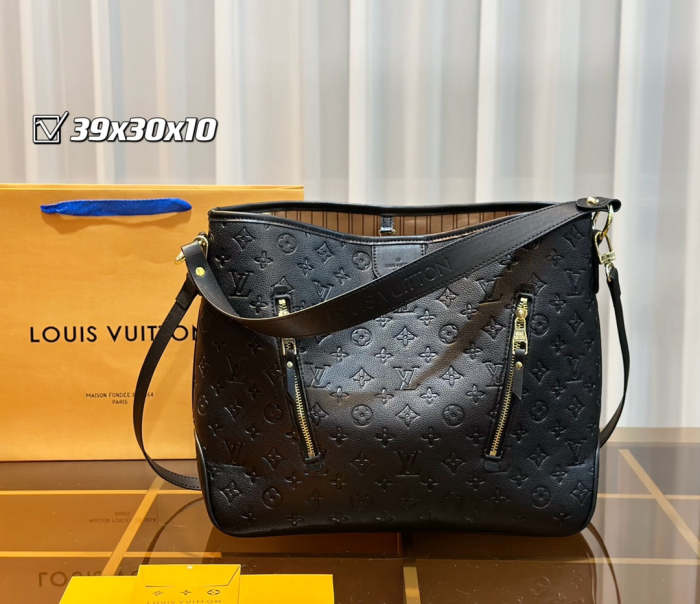 Split leather bag ,3A, size 39x30x10cm, 25x12x4cm, 19x10cm, 3 pieces for set, no box, B75-2838