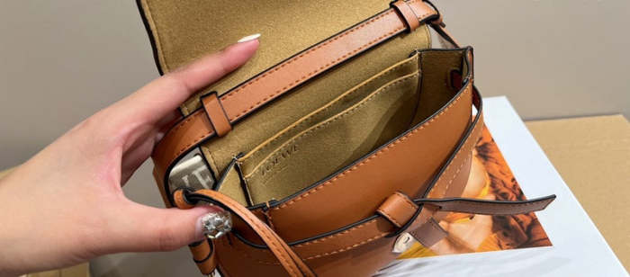 Split leather  bag ,4A,size 16x14cm, no box, B75-2916-2921