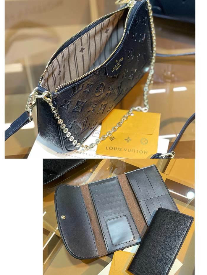 Split leather bag ,3A, size 35x28x15cm, 25x15x5cm, 19x10cm, 3 pieces for set, no box, B75-2842