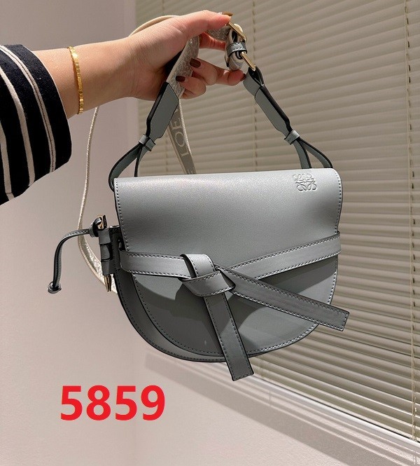 Split leather bag , 3A, no box, size 24X20cm , B68-5859-5860