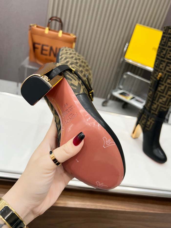 Women heel boot shoes , Heel 10cm, size 35-43, SS150-94